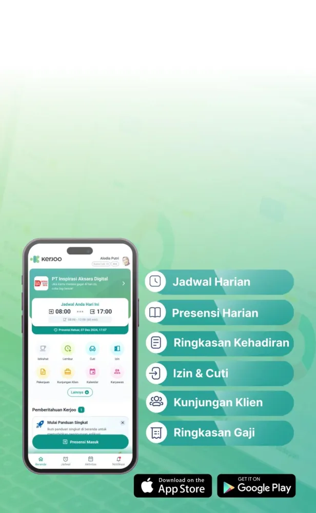 Tampilan Kerjoo 4