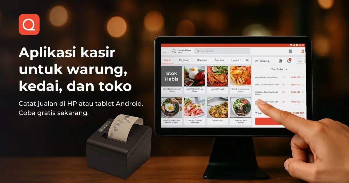 Tampilan Qasir 1