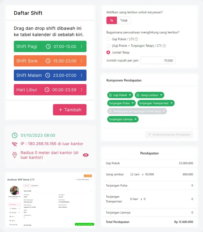 Tampilan GajiHub 2