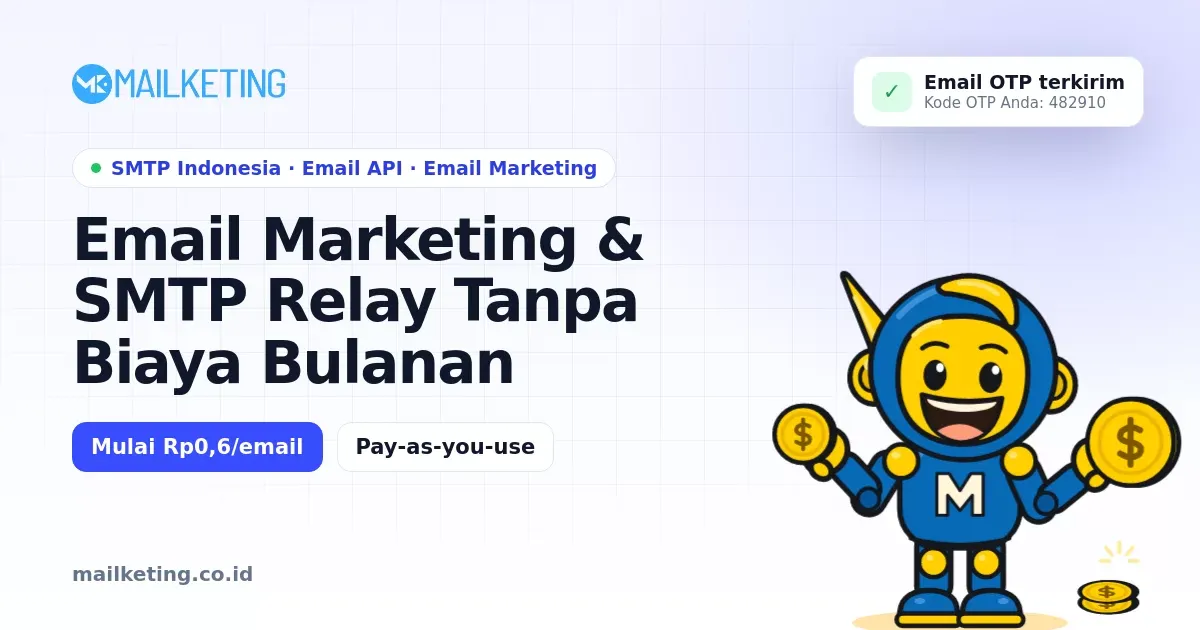 Tampilan Mailketing 1
